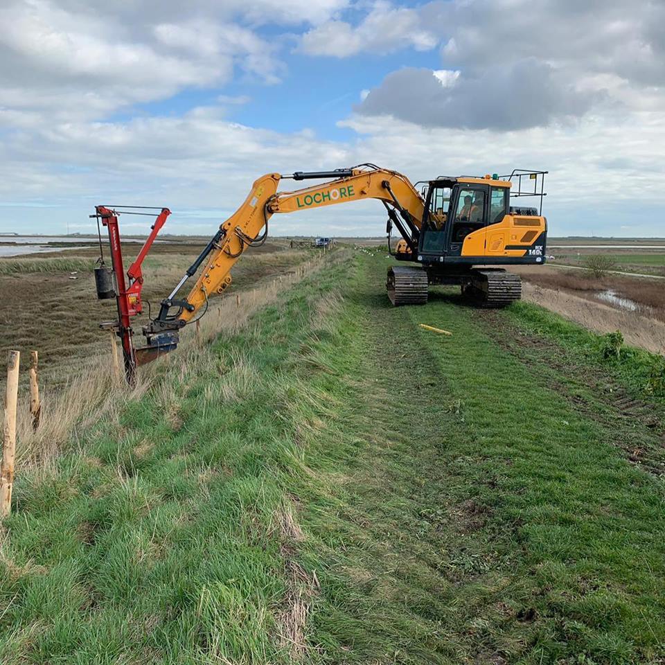 Sea Wall Chestnut Fencing